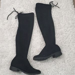 MUST GO TODAY! Over the knee black boots